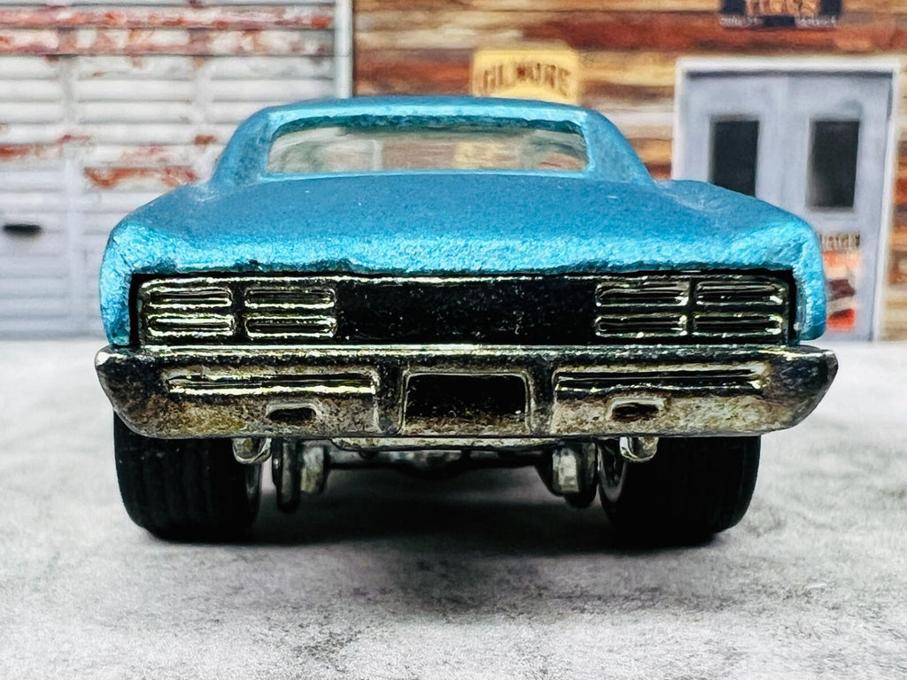 🇺🇸🇺🇸2005 Hot Wheels Holiday Rods 1967 Pontiac GTO Satin Blue C23🇺🇸🇺🇸