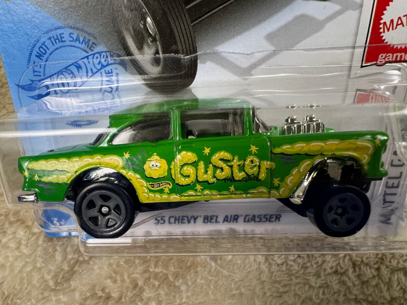 🔥🔥🔥Hot Wheels '55 Chevy Bel Air Gasser Guster Mattel Games HW19🔥🔥🔥