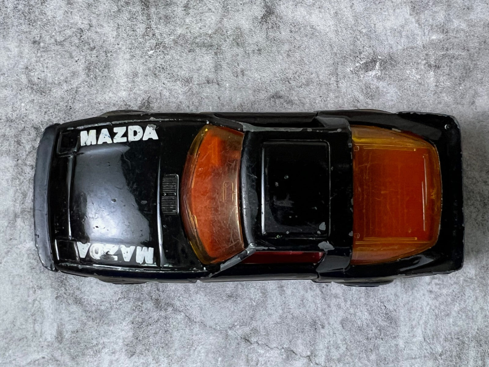 🔥🔥🔥Matchbox Lesney Superfast Mazda RX-7 Black & Gold Macau 1979 C9🔥🔥🔥