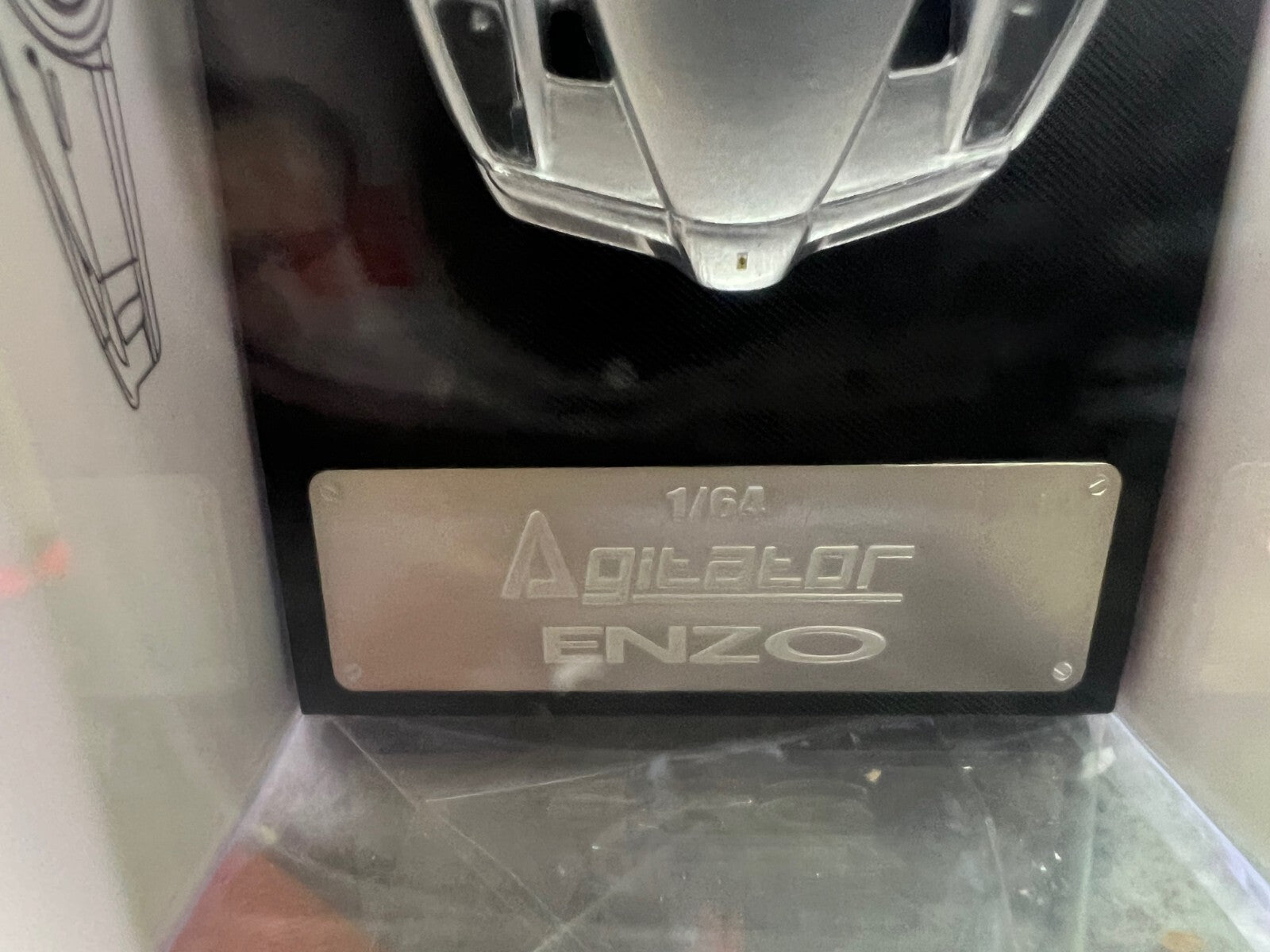🇮🇹Agitator Ferrari ENZO Enzo Simulation Alloy Car Collection Model 1/64 C3🇮🇹