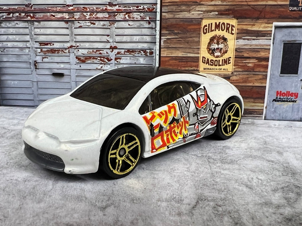 🎌🎌HOT WHEELS  White Mitsubishi Eclipse Concept Car C1🎌🎌