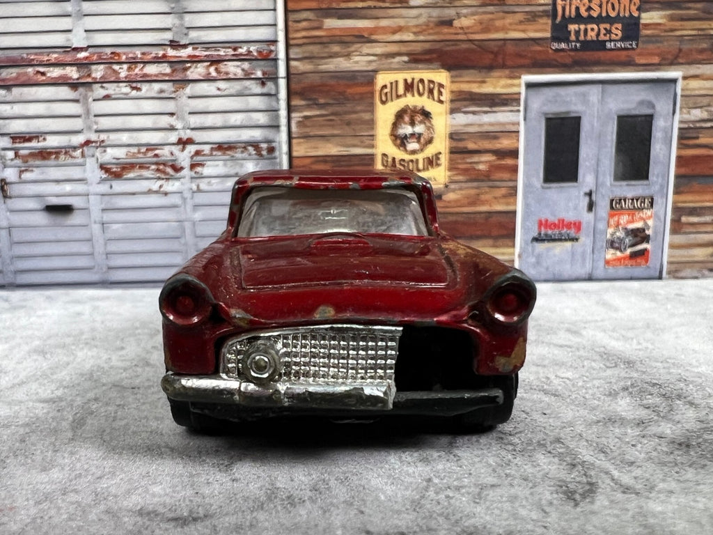 🔥🔥🔥Vintage Zylmex P356 ‘56 T-Bird Diecast Car Hong Kong C13🔥🔥🔥