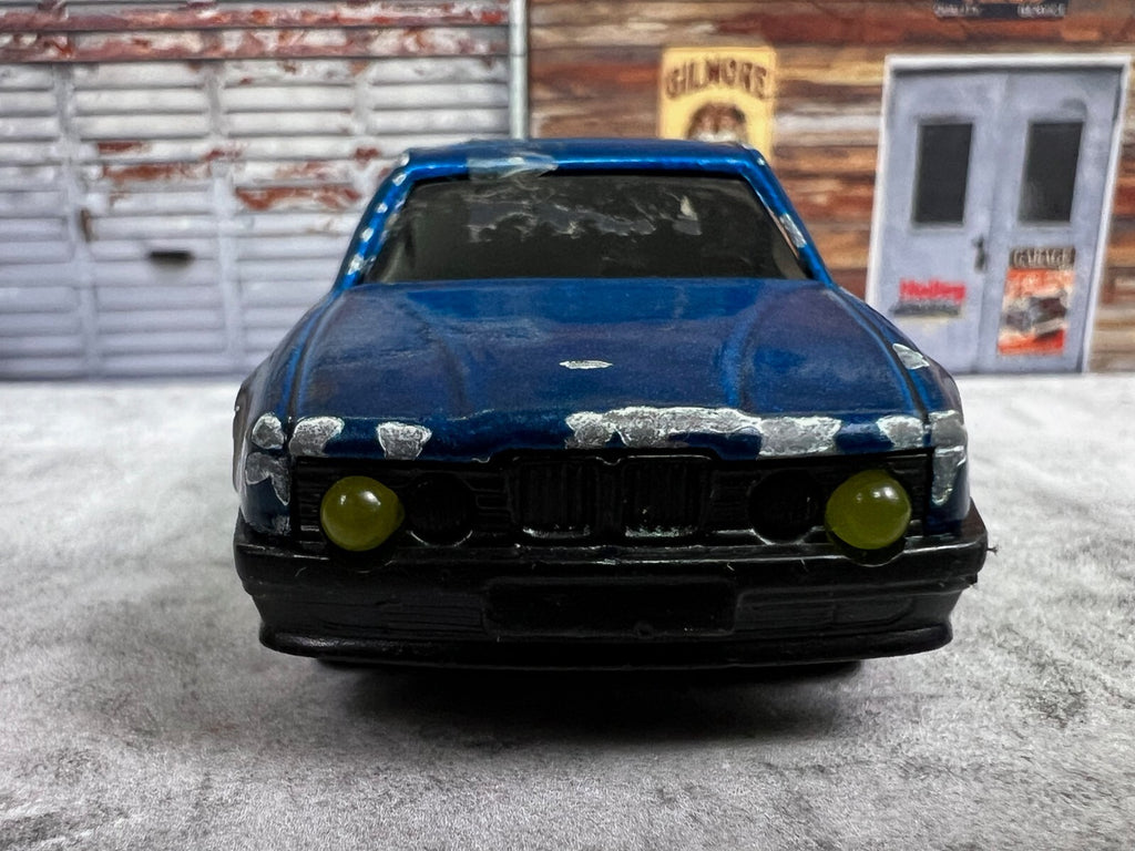 🇩🇪🇩🇪🇩🇪Majorette Sonic Flashers BMW 750i Blue  1:60 Scale C12🇩🇪🇩🇪🇩🇪