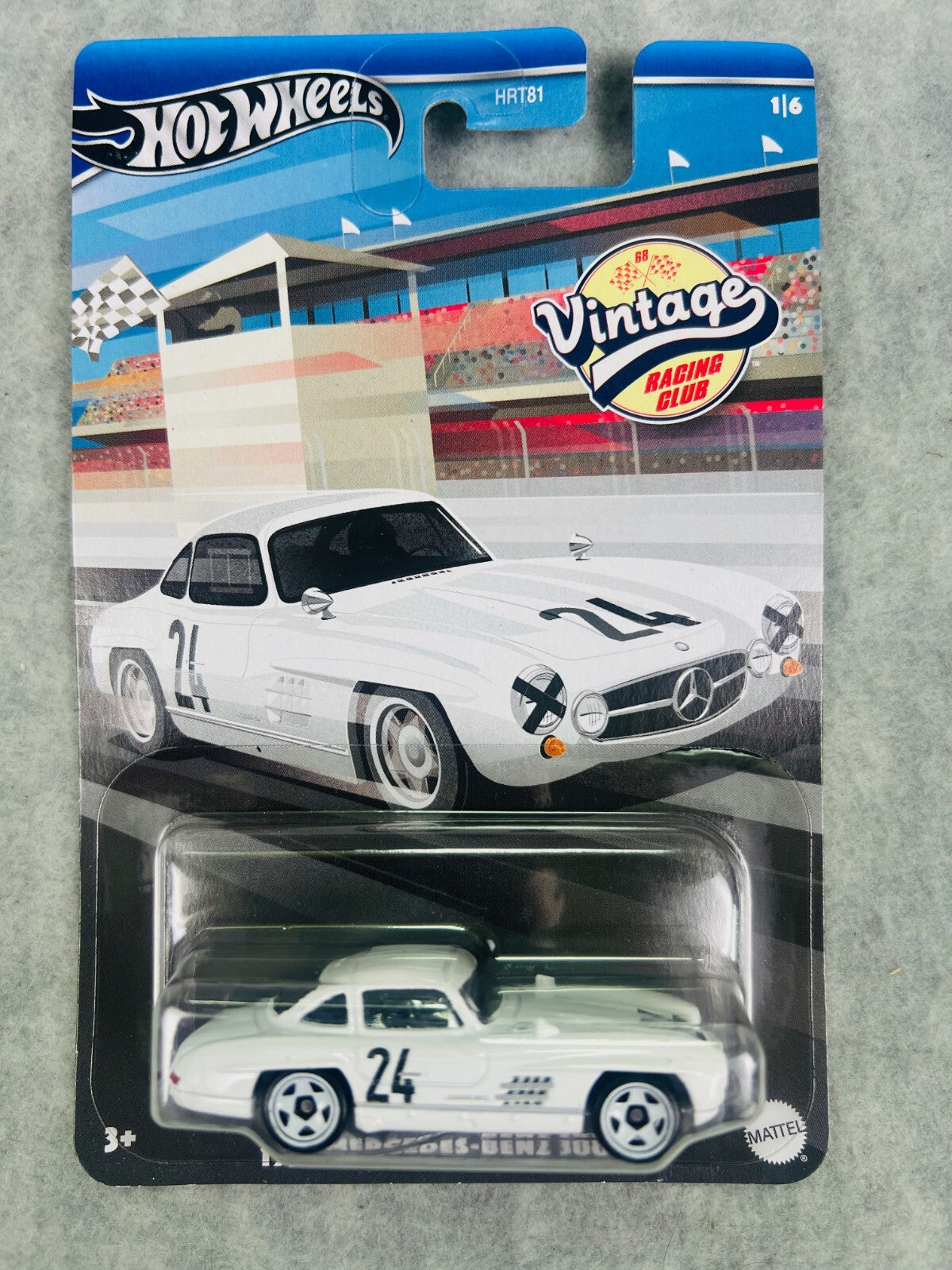 🇺🇸🇺🇸Hot Wheels 1954 Mercedes Benz 300 SL Vintage Racing Club H30🇺🇸🇺🇸