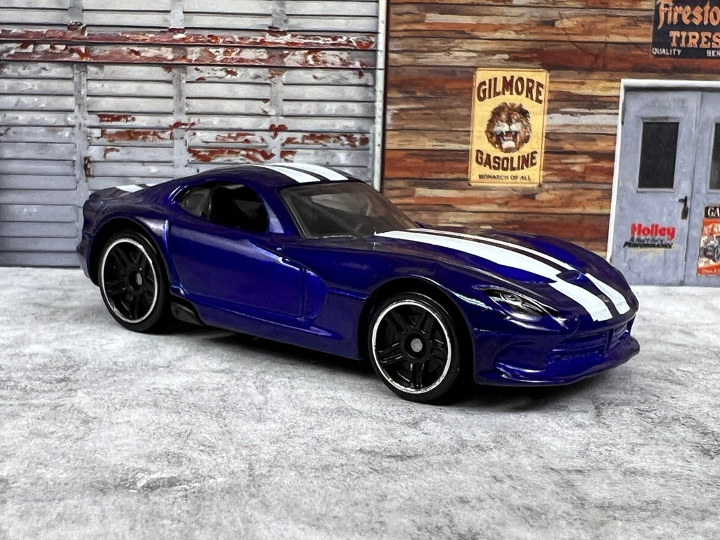 🇺🇸🇺🇸2016 Mattel Hot Wheels Dodge Viper Blue  Diecast Car 🇺🇸🇺🇸