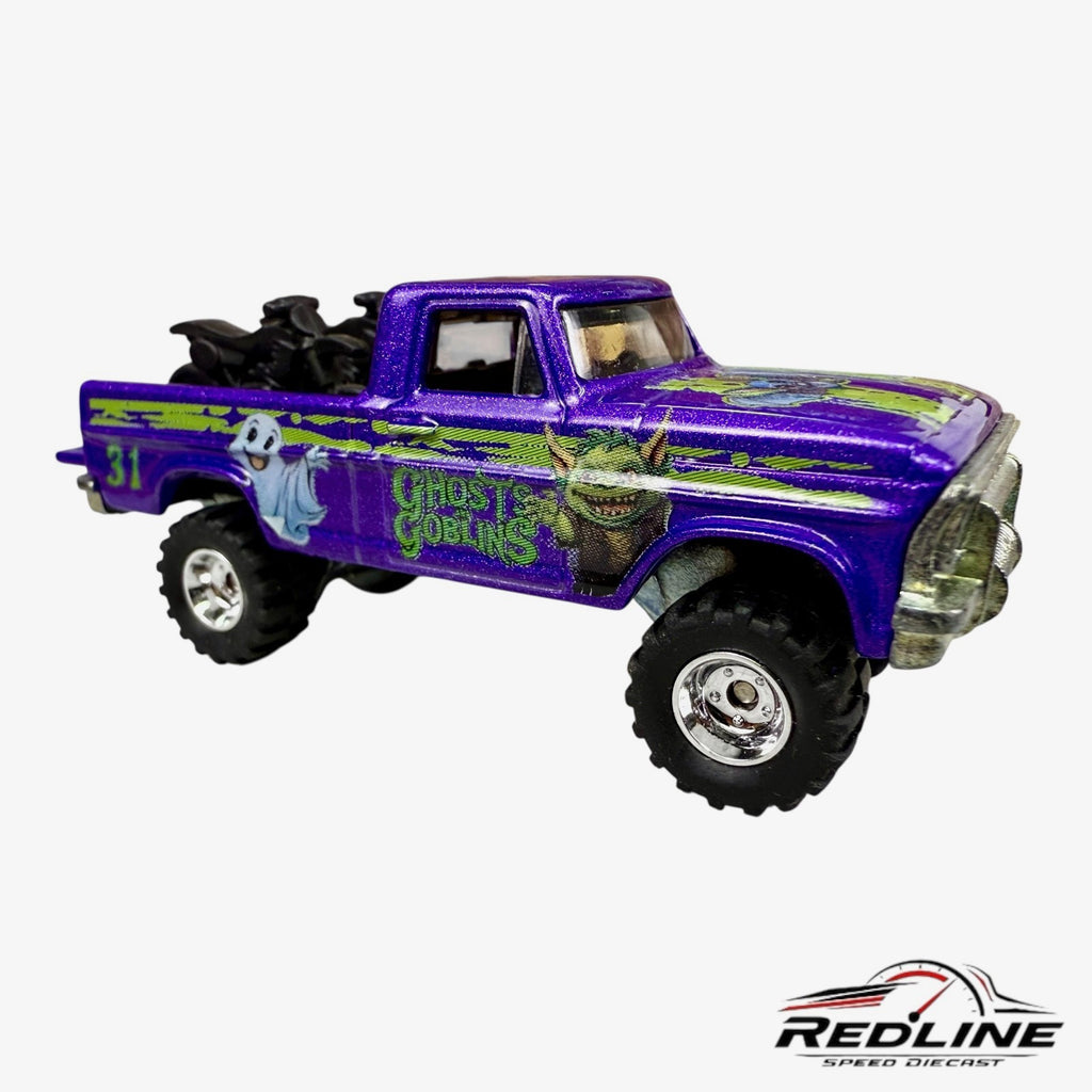🇺🇸🇺🇸Hot Wheels Texas Drive 'em CUSTOM Ghost Goblins LOOSE 🇺🇸🇺🇸