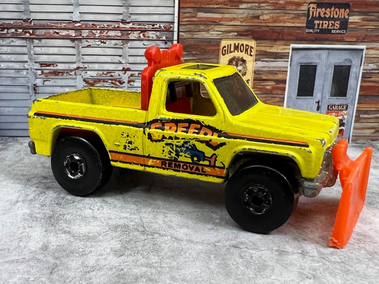 🔥🔥🔥Vintage 1979 Hot Wheels Speedy Removal Snow Plow Truck C3🔥🔥🔥