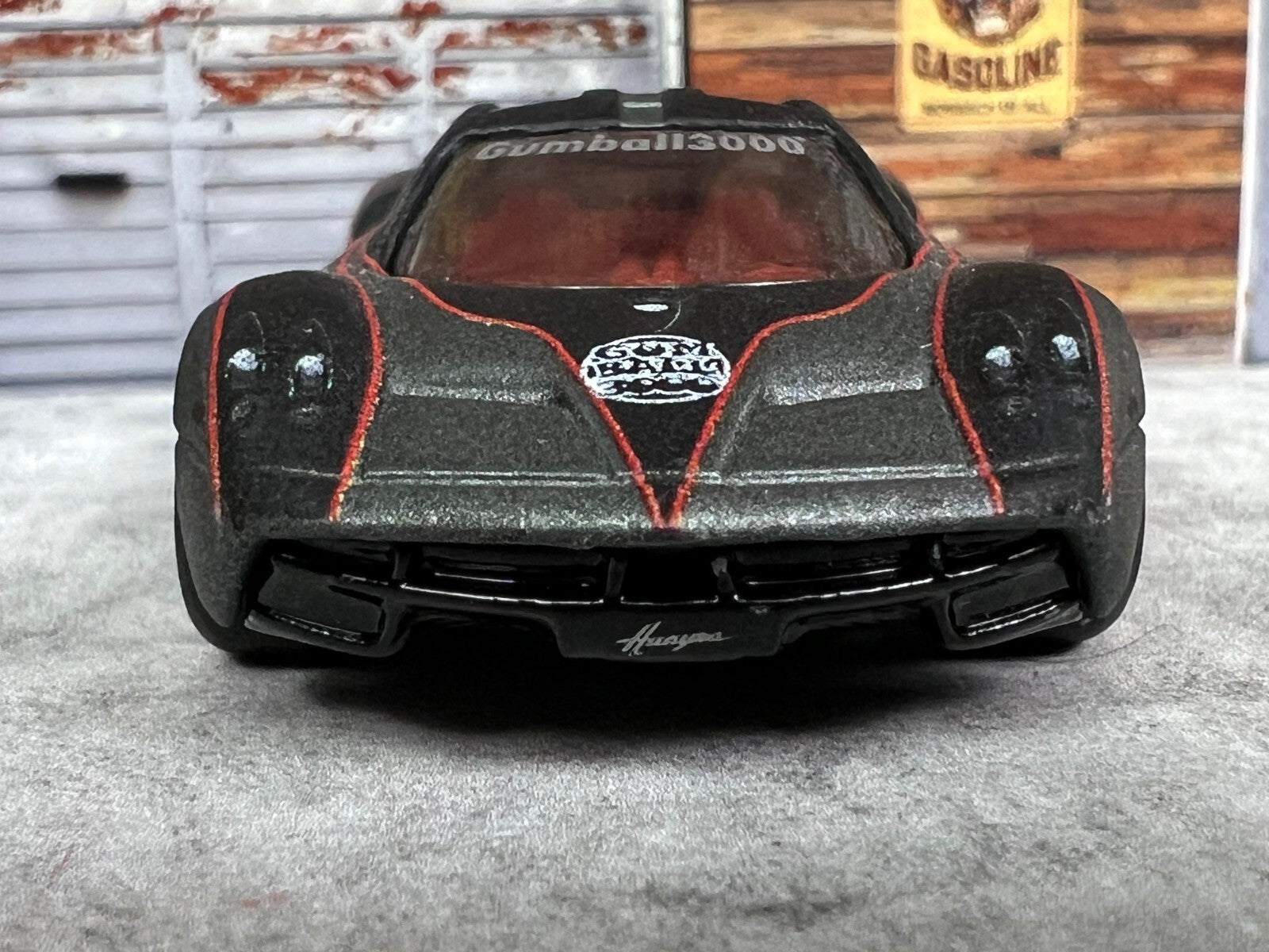 🔥🔥🔥HOT WHEELS PREMIUM CAR Pagani Huayra Gumball 3000 CUSTOM WHEELS C13🔥🔥🔥