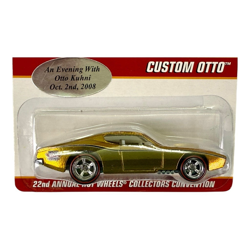 🔥Hotwheels 22nd Annual Collectors Convention Custom Otto Dinner Sticker H15🔥