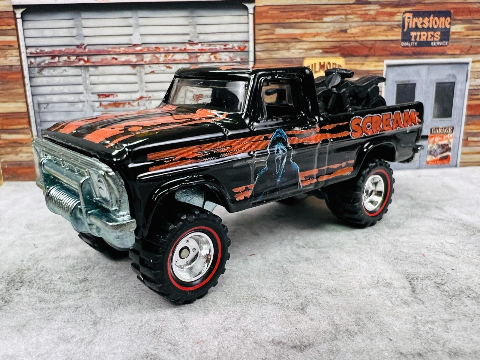 🇺🇸🇺🇸Hot Wheels Texas Drive 'em CUSTOM Scream LOOSE 🇺🇸🇺🇸
