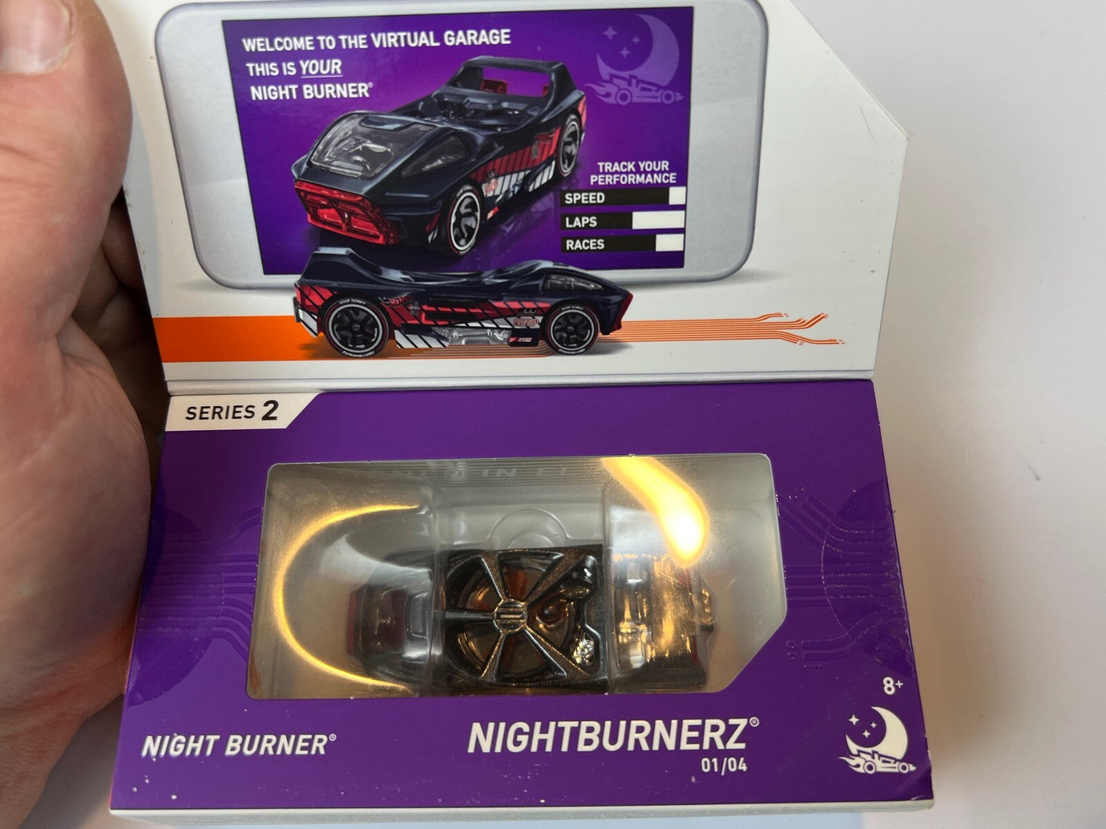 🔥🔥🔥Hot Wheels ID Night Burner Limited Run Collectible Car Series 2 HW20🔥🔥🔥