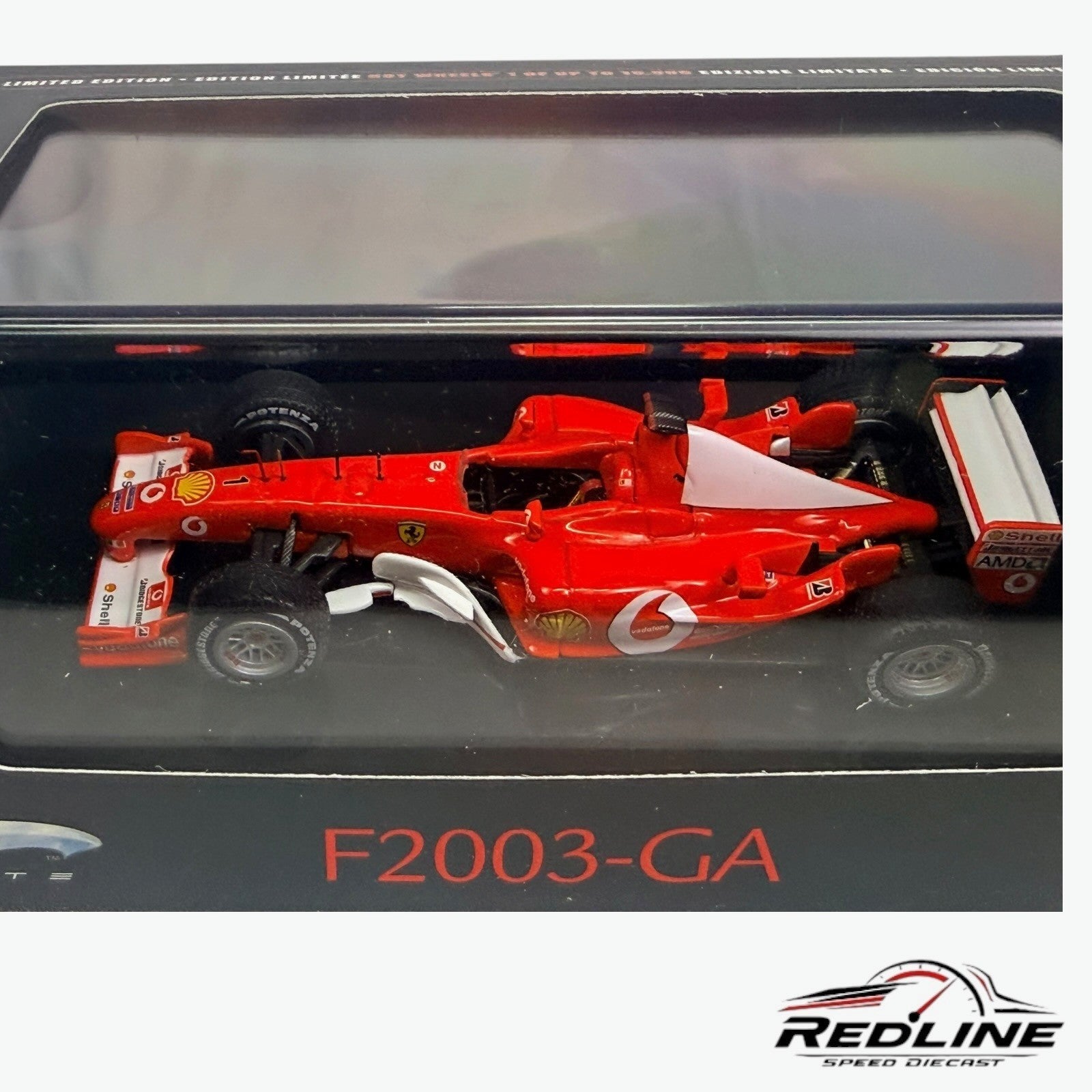🇮🇹Hot Wheels Elite Ferrari F2003-GA Michael Schumacher #1 Marlboro 1:43🇮🇹