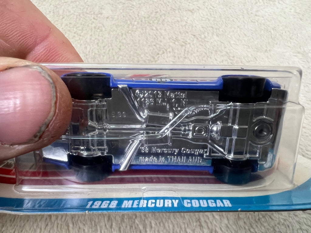 🔥🔥🔥Hot Wheels HW Vintage American Muscle Blue 1968 Mercury Cougar HW13🔥🔥🔥