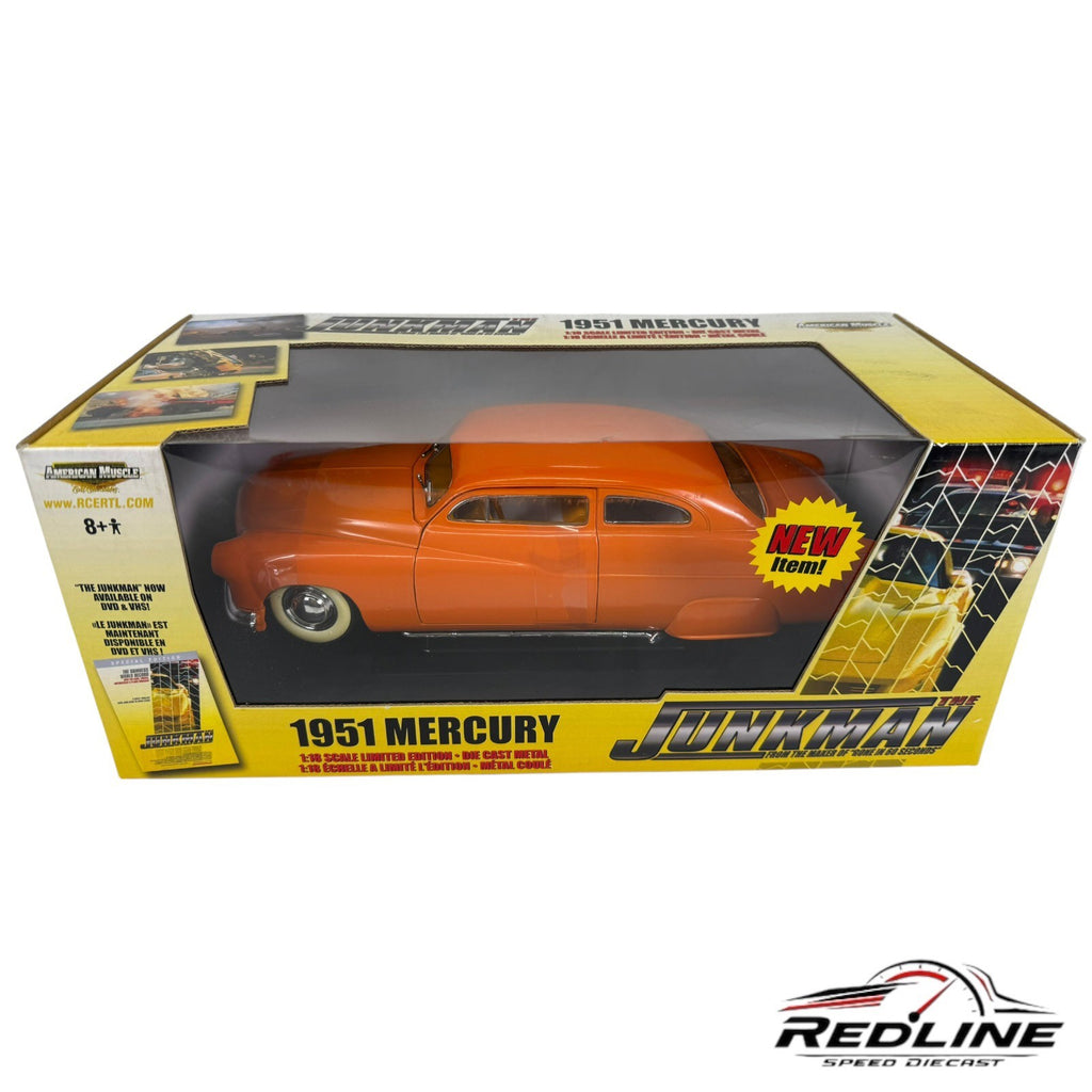 🇺🇸Ertl American Muscle JUNKMAN 1951 Mercury Orange 1:18 B3🇺🇸