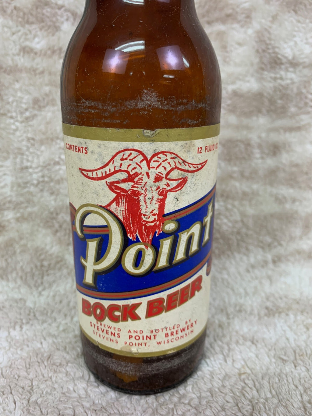 🍺🍺🍺🍺🍺🍺🍺🍺🍺 POINT BOCK 12oz Empty Vintage Beer Bottle BB3🍺🍺🍺🍺🍺🍺🍺🍺