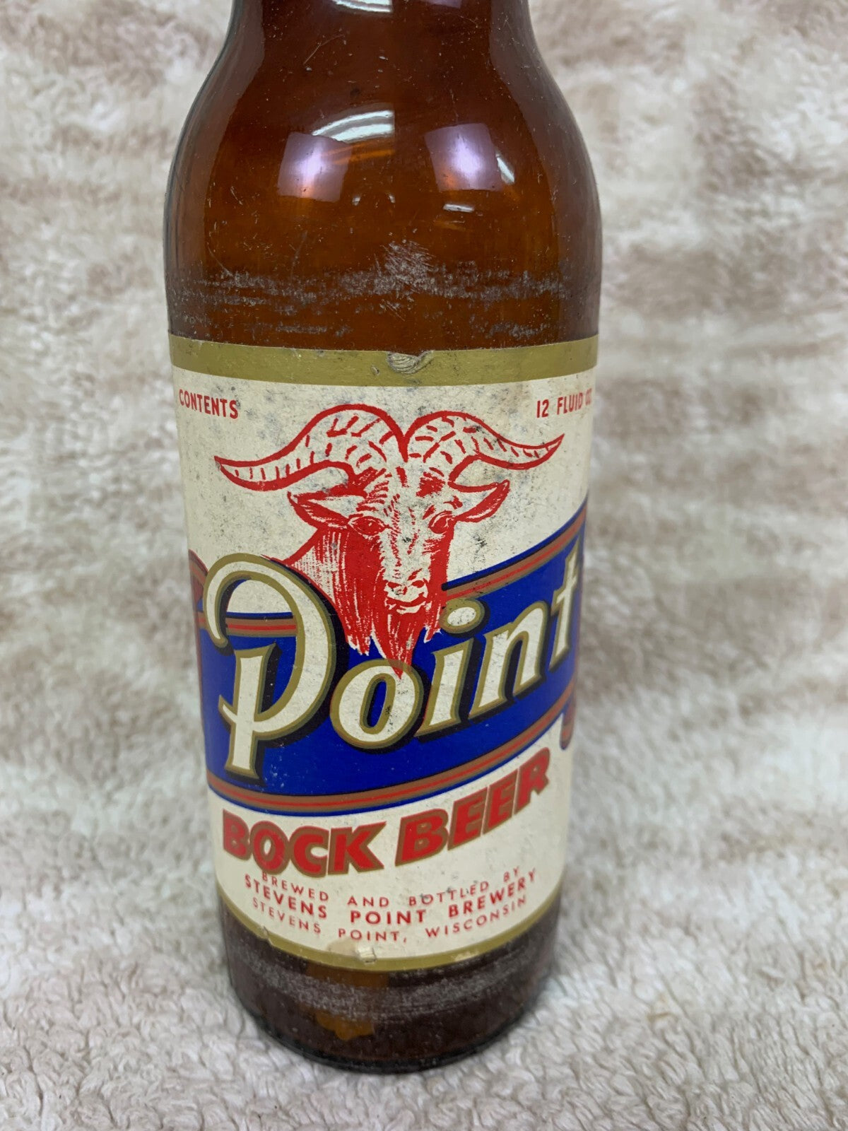 🍺🍺🍺🍺🍺🍺🍺🍺🍺 POINT BOCK 12oz Empty Vintage Beer Bottle BB3🍺🍺🍺🍺🍺🍺🍺🍺