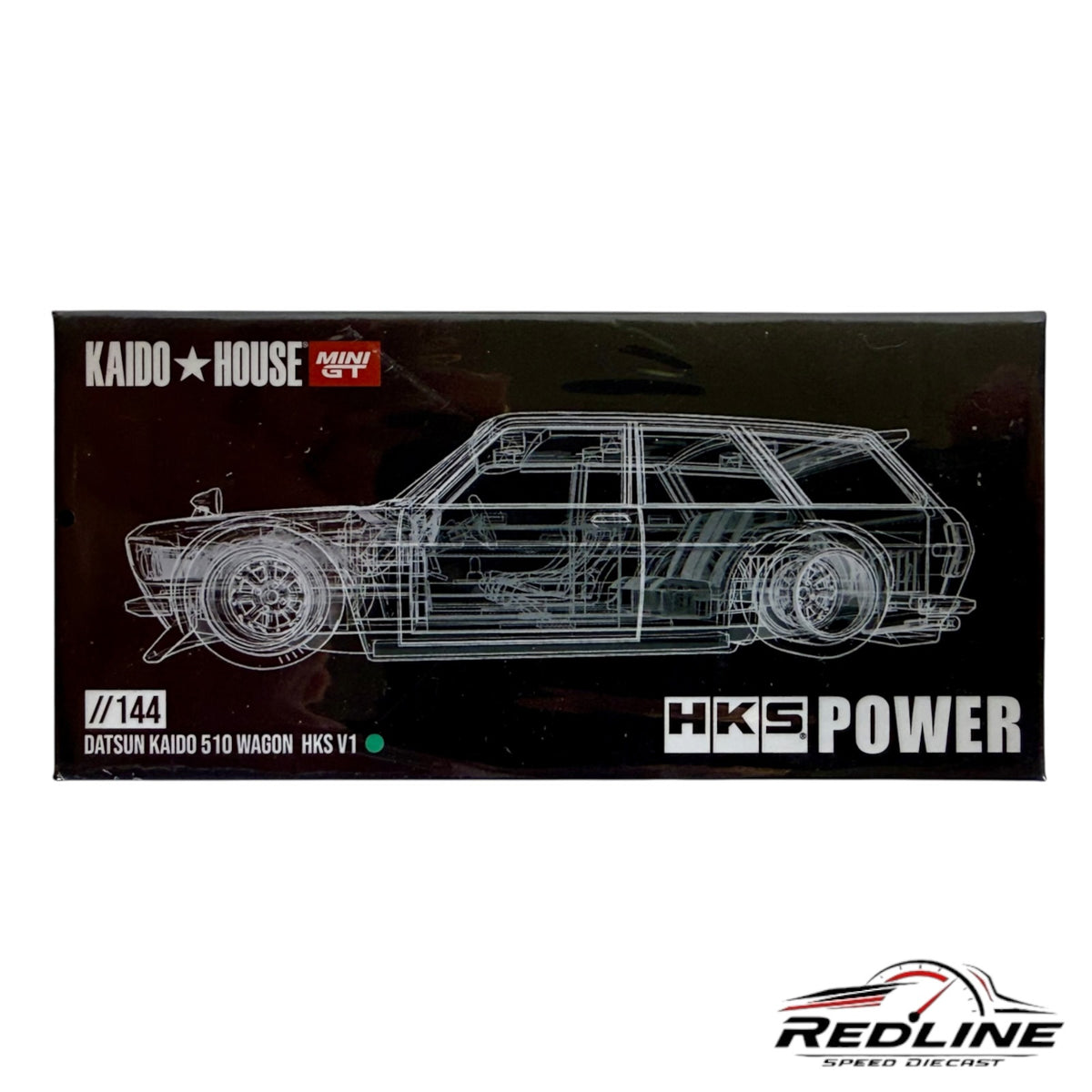 KAIDO HOUSE MINI GT Datsun 510 Wagon HKS #144 Diecast Model 1:64
