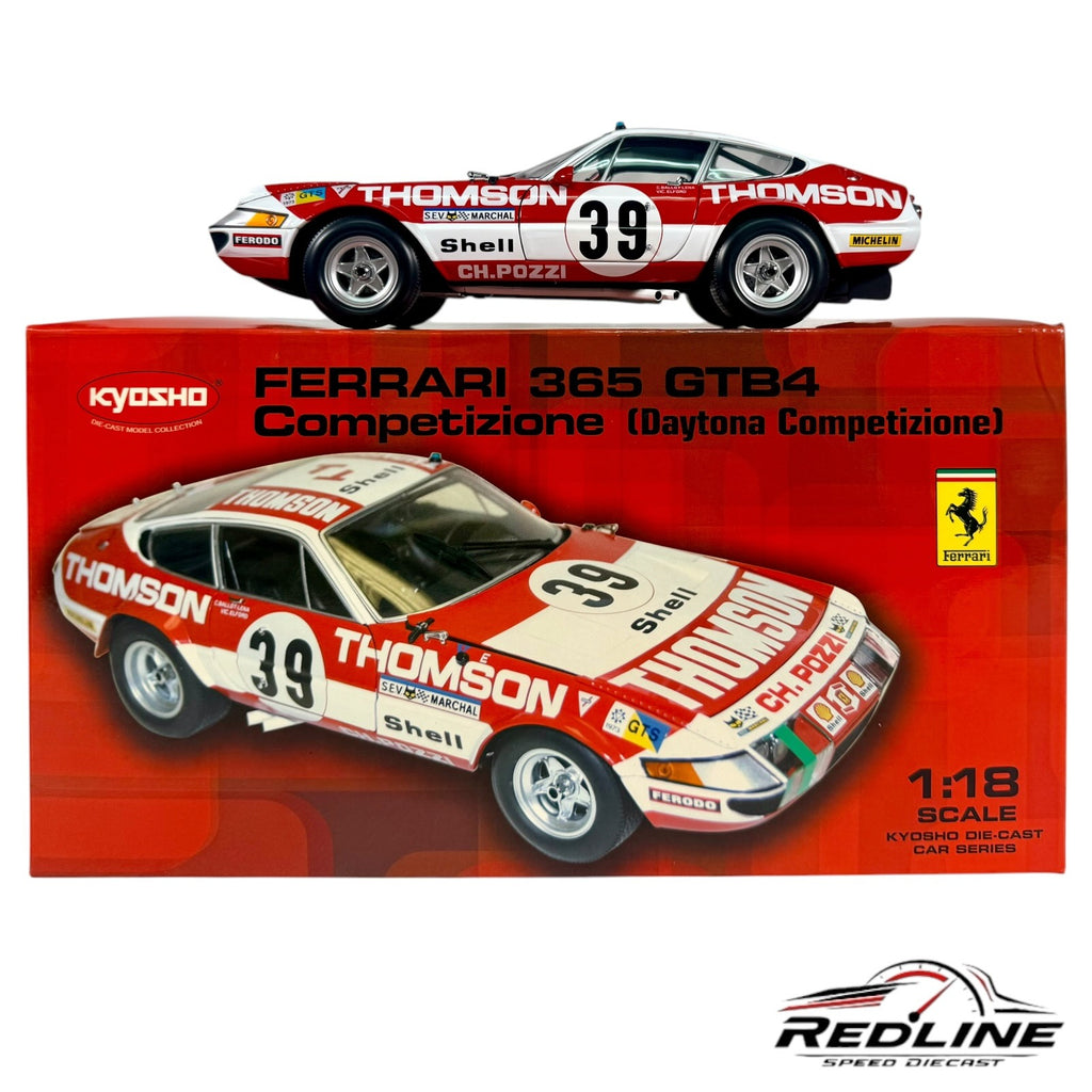 Kyosho 1973 Ferrari 365 GTB/4 Daytona Competizione #39 1:18