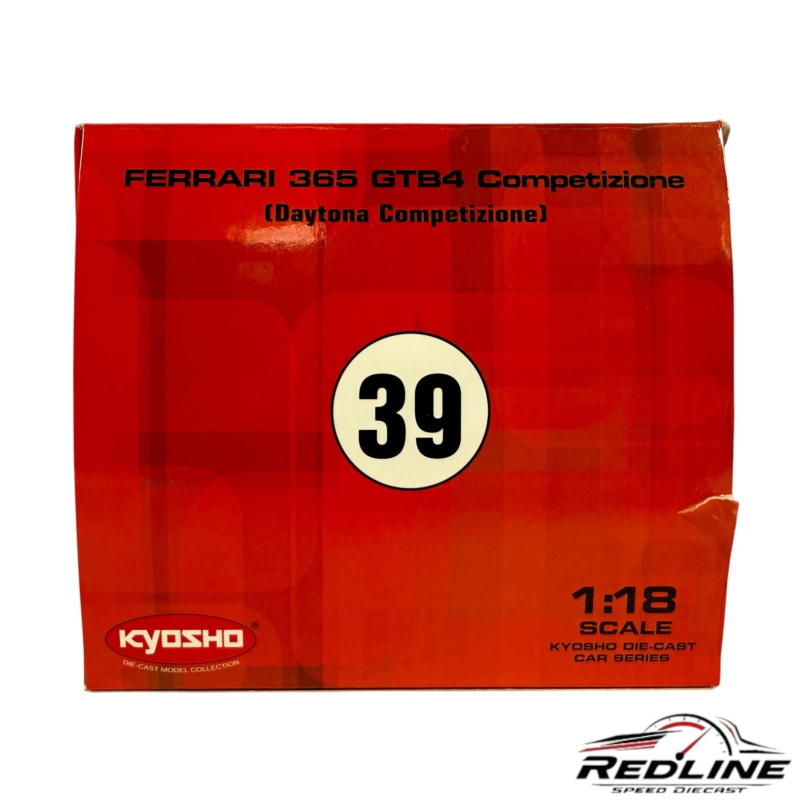 Kyosho 1973 Ferrari 365 GTB/4 Daytona Competizione #39 1:18