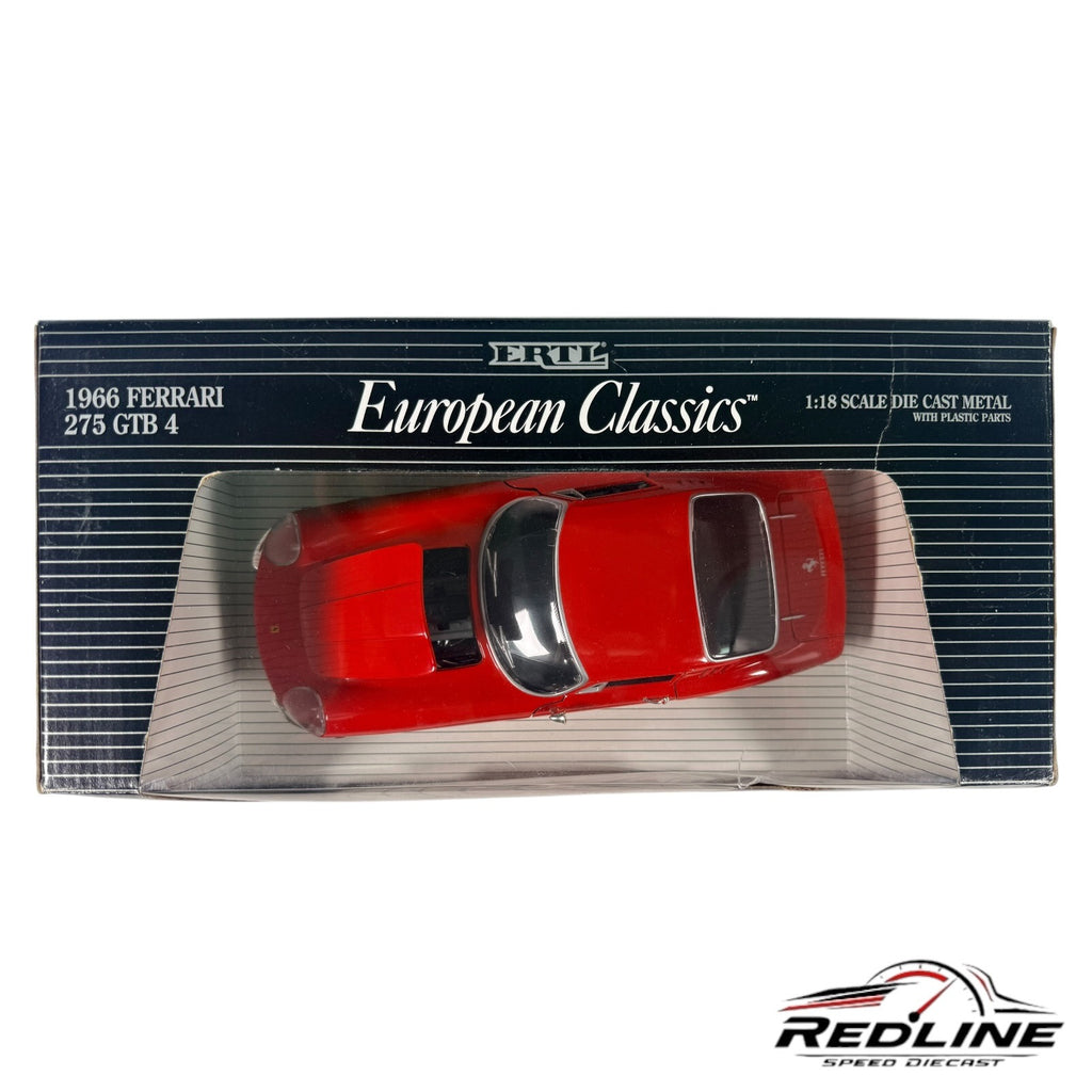 Ertl European Classics Ferrari 275 GTB 4 Red 1:18