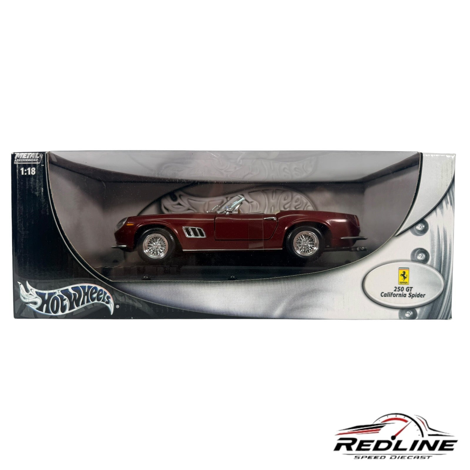 Hot Wheels Metal Collection Ferrari 250 GT California Spider 1:18