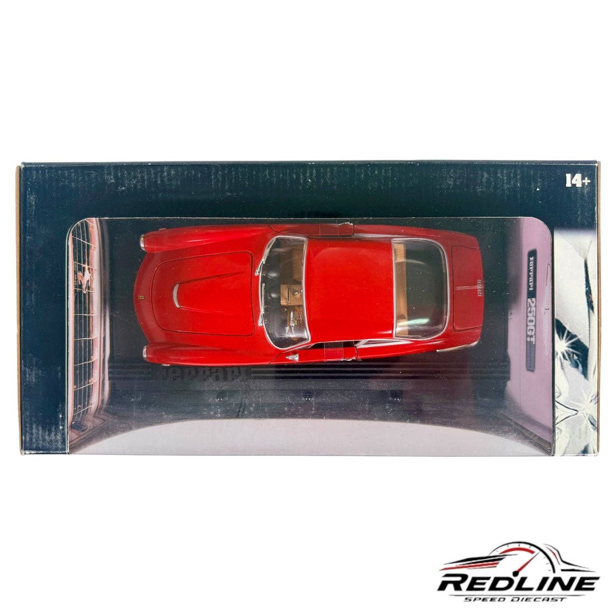 Hotwheels Ferrari 250 GT Berlinetta Lusso Red 1:18