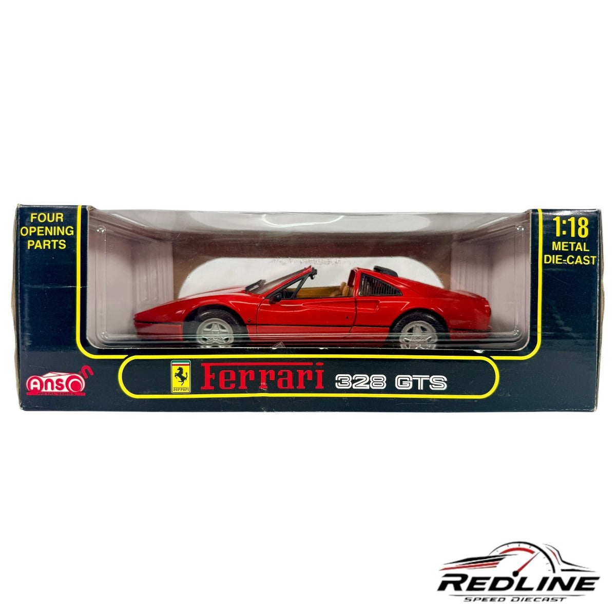 Anson Ferrari 328 GTS Red 1:18