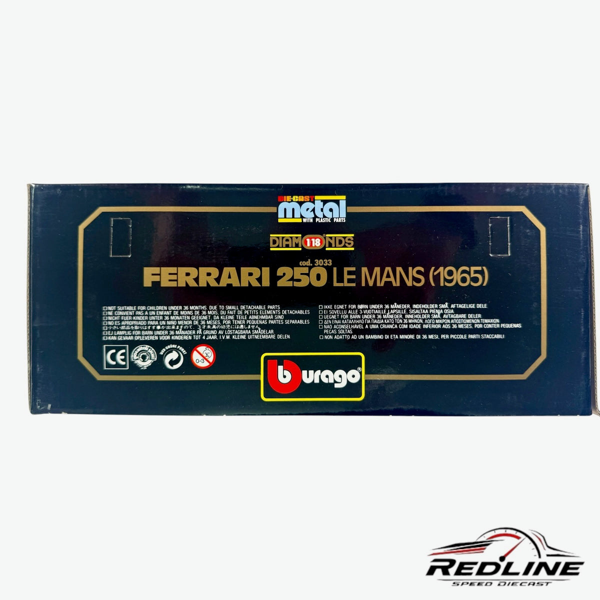 Bburago Diamonds 1:18 Ferrari 250 Le Mans 1965