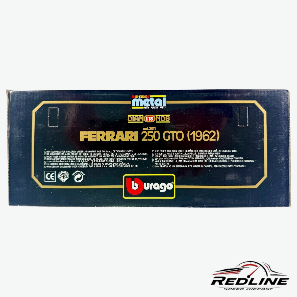 Bburago Diamonds 1:18 Ferrari 250 GTO 1962