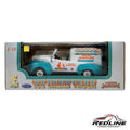 Redline Speed Diecast 1:18 scale 1948 Ford F-1 Howard Johnson's ice cream truck model in teal and white box