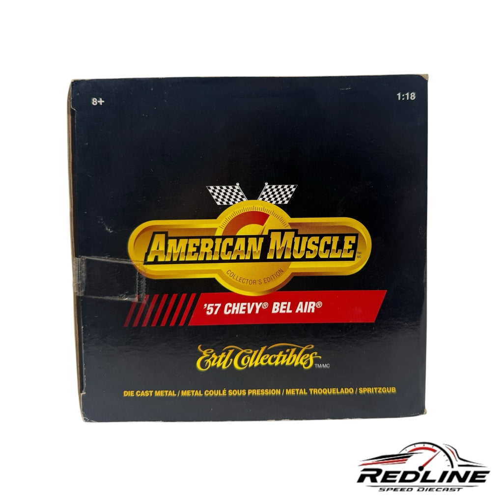 Redline Speed Diecast 1:18 scale American Muscle 1957 Chevrolet Bel Air collector edition model box