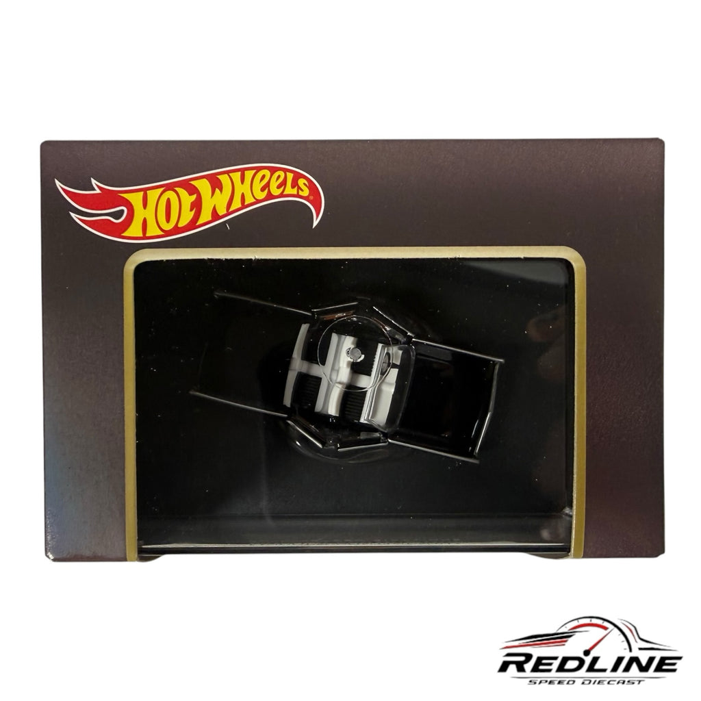 Redline Speed Diecast Hot Wheels 1961 Lincoln Continental convertible in black Spectraflame paint in display box