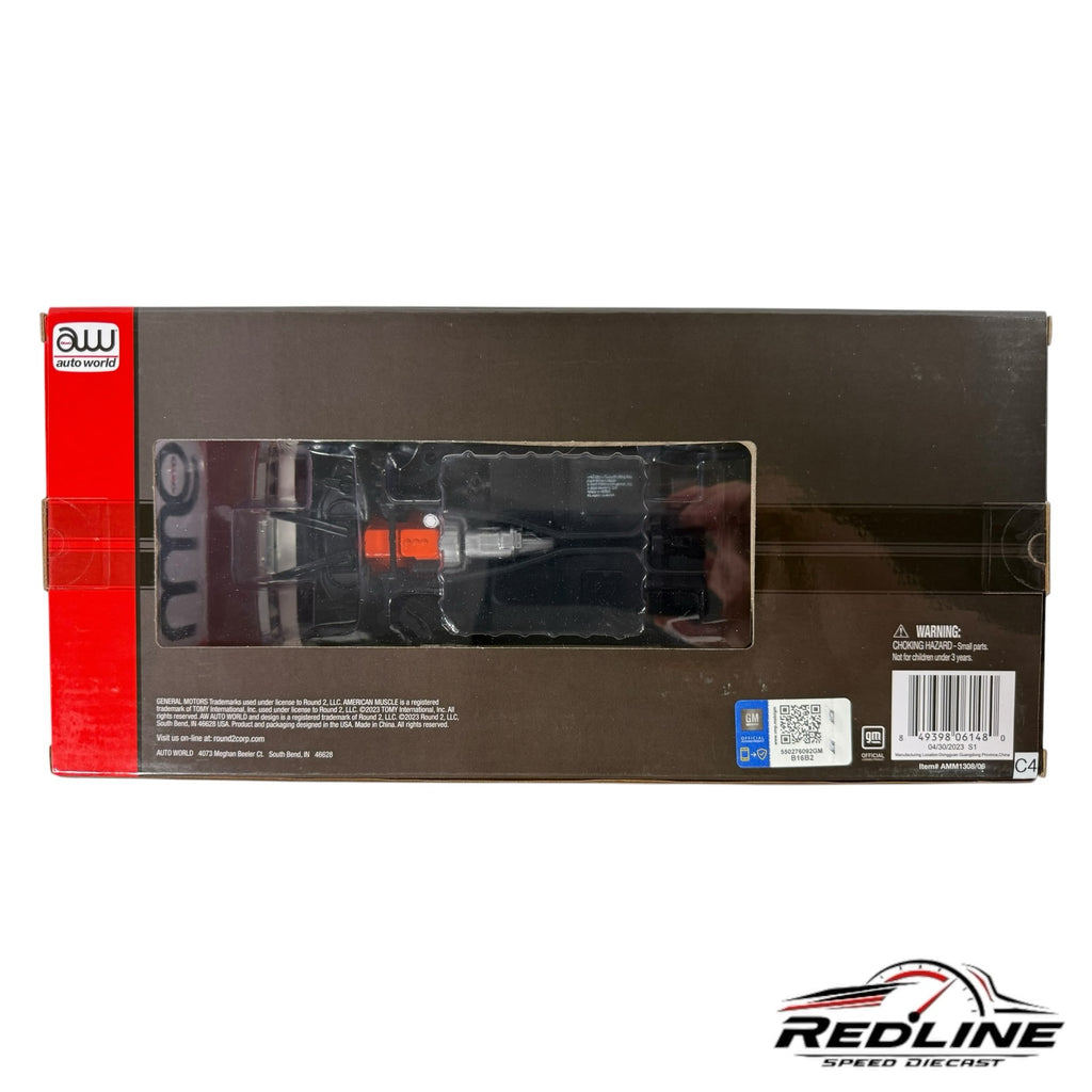 Redline Speed Diecast Auto World 1963 Chevrolet Corvette Split Window Coupe model in original retail packaging