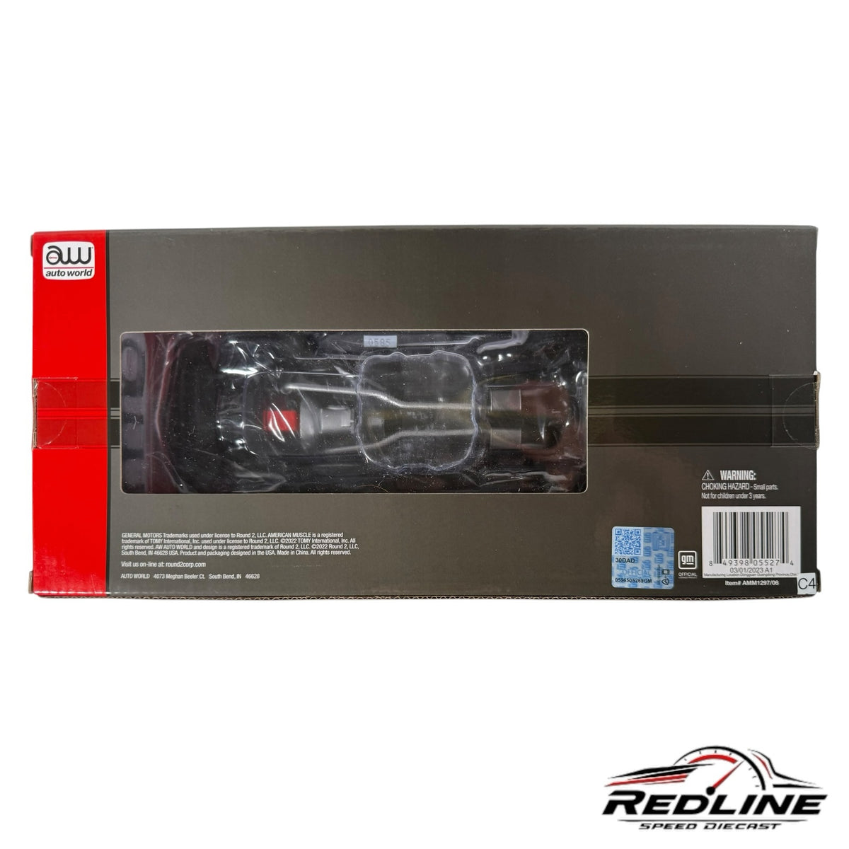 Redline Speed Diecast 1967 Chevrolet Camaro Z/28 model car in original branded packaging box
