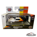 Redline Speed Diecast 1:64 scale 1969 Chevrolet Camaro ZL-1 model in white and black with Competition Cams branding