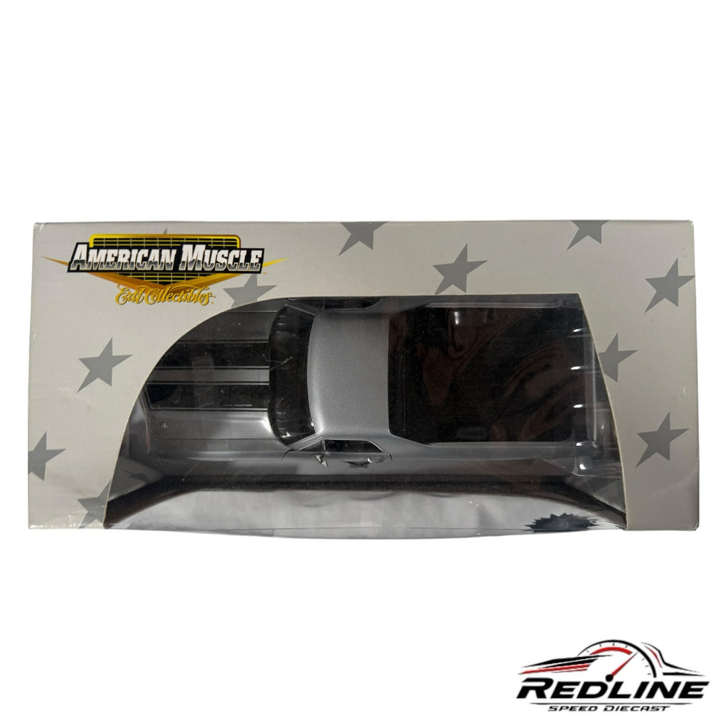 Redline Speed Diecast 1970 Chevrolet El Camino SS silver model truck with black racing stripes in original box