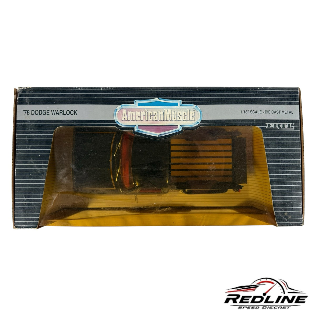 Redline Speed Diecast 1:18 scale 1978 Dodge Warlock pickup truck in original American Muscle collector box