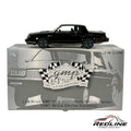 Redline Speed Diecast 1:18 scale black 1987 Buick Grand National model car on its 10th Anniversary special edition box