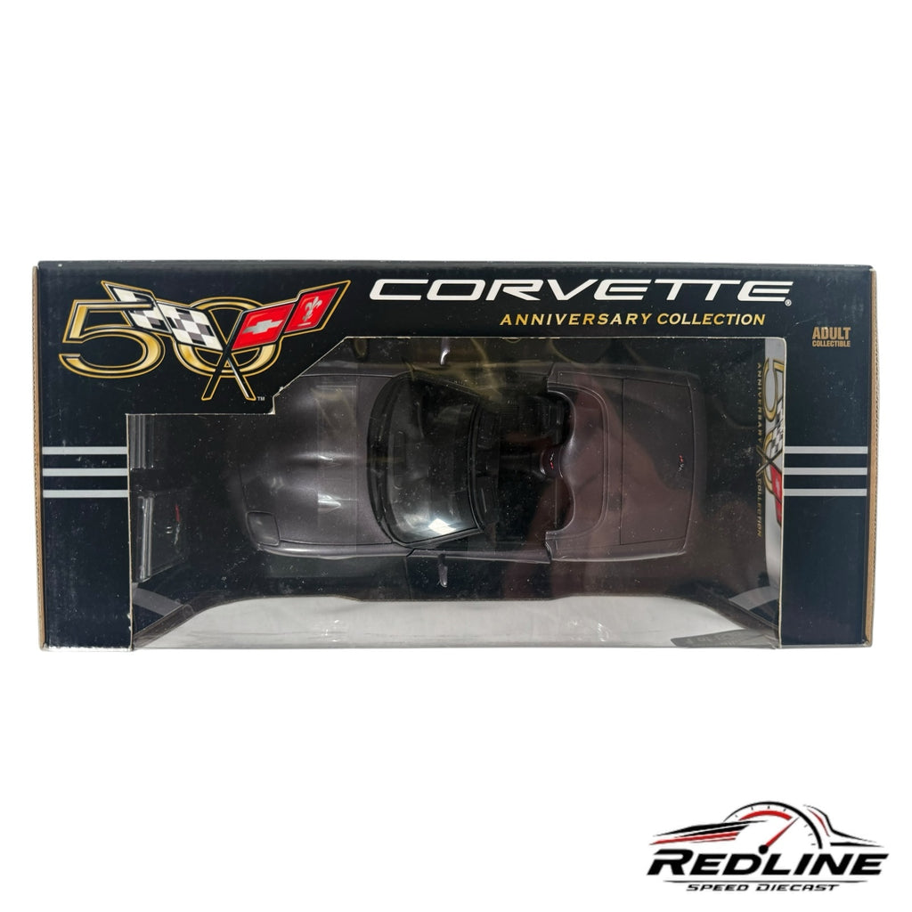 Redline Speed Diecast 1:18 scale 1998 Chevrolet Corvette convertible model in Majestic Amethyst in original packaging