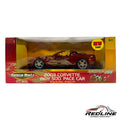 Redline Speed Diecast 1:18 scale 2003 Chevrolet Corvette Indy 500 Pace Car model in red with official graphics.