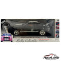 Redline Speed Diecast 1:18 scale 2007 Shelby GT500 model car in black with white stripes inside original packaging