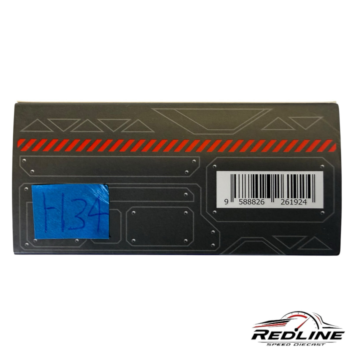 Redline Speed Diecast packaging box for Audi R8 LMS EVA Unit-01 model featuring NERV-inspired tactical design