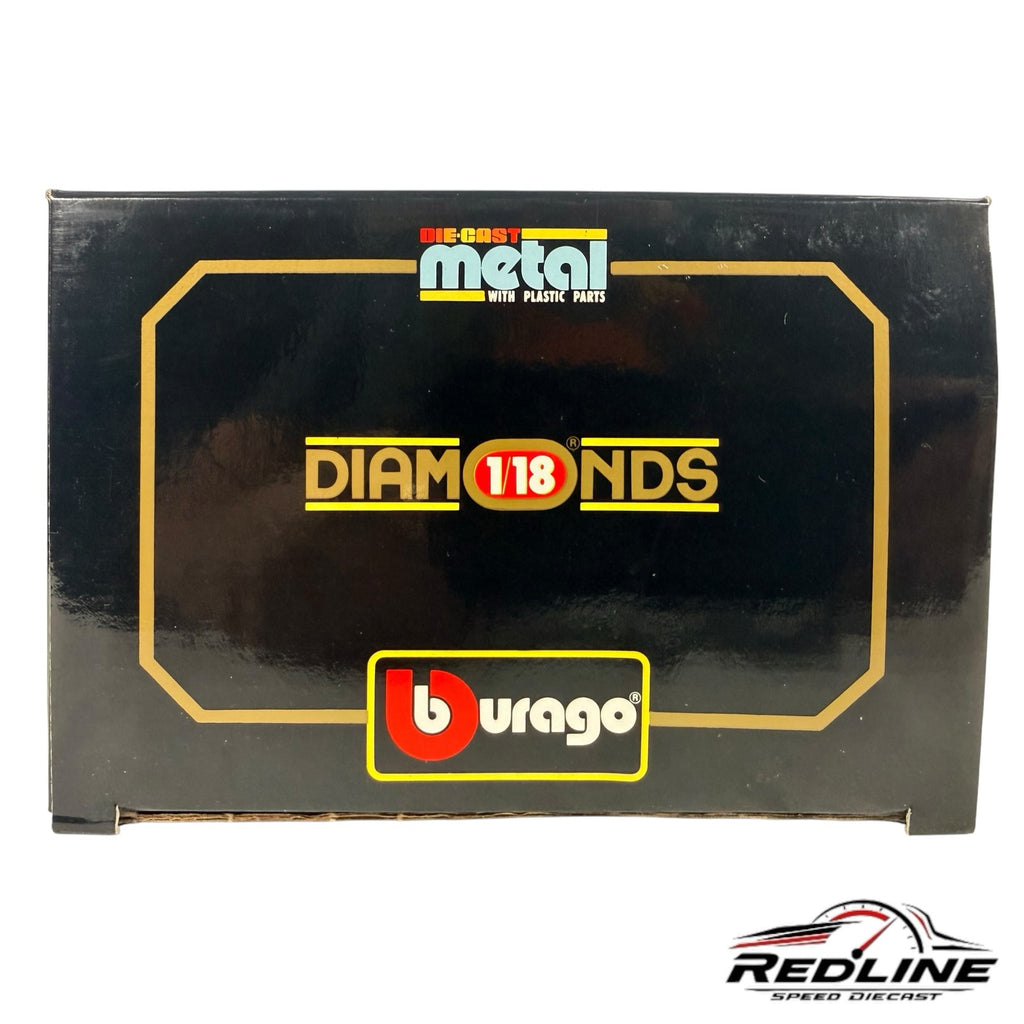 Redline Speed Diecast Bburago 1:18 scale Ferrari GTO model car collector box with black and gold branding