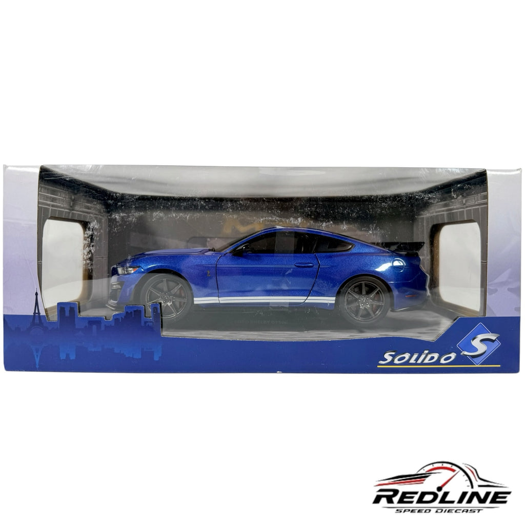 Redline Speed Diecast 1:18 scale blue Ford Shelby GT500 model car in original display box