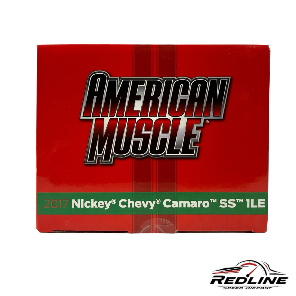 Redline Speed Diecast packaging box for the 2017 Nickey Chevy Camaro SS 1LE American Muscle model car