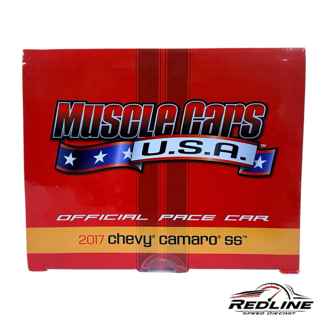Redline Speed Diecast packaging for the 2017 Chevrolet Camaro SS Indianapolis 500 official pace car replica
