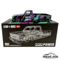Redline Speed Diecast 1:64 scale 1983 Chevrolet Silverado HKS model truck with custom livery on display box