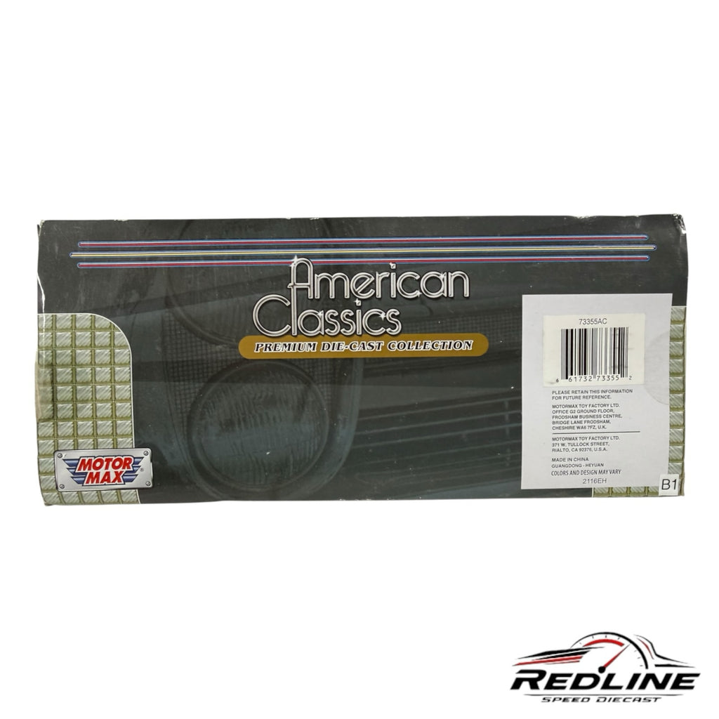 Redline Speed Diecast packaging for Motor Max American Classics 1966 Chevy C10 pickup truck model