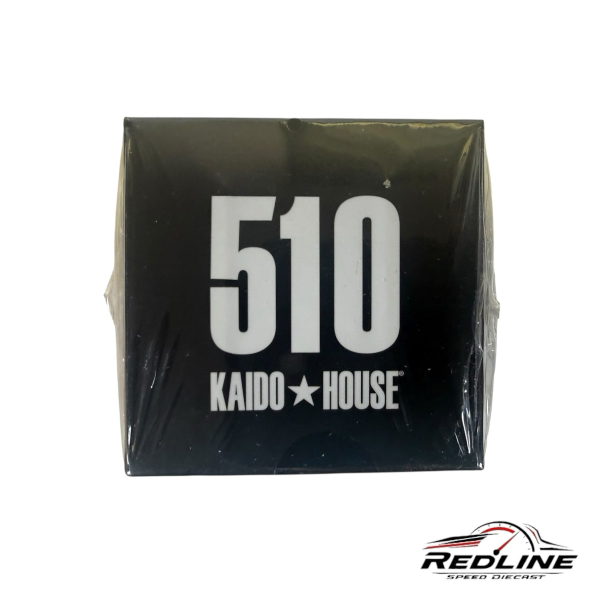 Redline Speed Diecast packaging box for the Kaido House Datsun 510 model featuring bold white branding on black