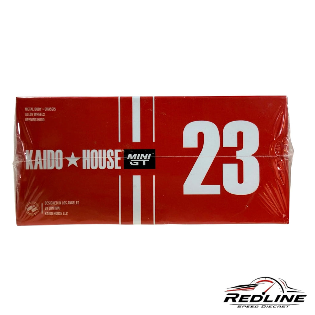 Redline Speed Diecast packaging for a Kaido House Datsun Fairlady Z model featuring number 23 branding
